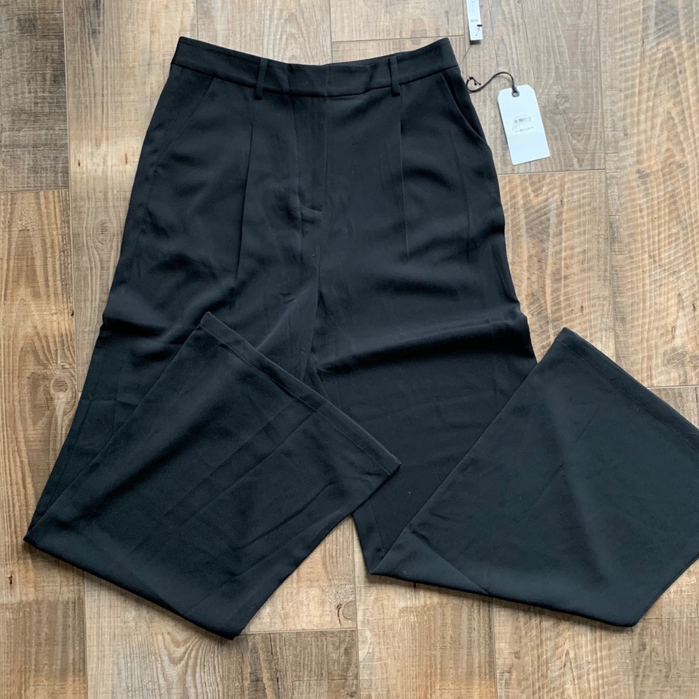 NWT Black Wide Leg Trousers